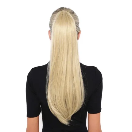 Rabo de Cavalo Rabo de Cavalo de Cabelo Humano Brasileiro Remy Liso Natural 150g Extensão Envolvente para Mulher | Loja dos Cabelos