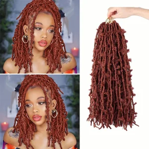 Extensões de cabelo Sintético Cabelo Sintético Butterfly Locs para Crochê Pré-torcido Estilo Deusa Fofo para Tranças | Loja dos Cabelos