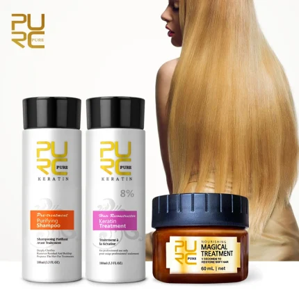 Cosméticos e outros produtos de beleza Purc Queratina para Alisamento e Tratamento de Cabelos Cacheados e com Frizz – Uso Profissional | Loja dos Cabelos