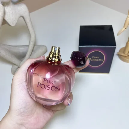 Perfume Feminino Floral Frutado 100 ml Gelo e Fogo com Feromônios Série Poison Eau de Parfum de Longa Duração