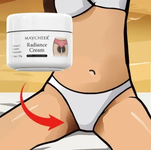 Cosméticos e outros produtos de beleza Creme Clareador para Áreas Íntimas, Axilas, Virilhas, Joelhos e Entrecoxas – Uniformiza e Ilumina a Pele | Loja dos Cabelos