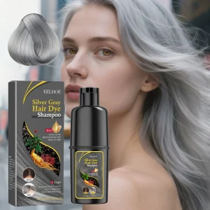 Cosméticos e outros produtos de beleza Shampoo Tonalizante Cinza Prateado – Coloração Rápida, Cor Natural e Duradoura, Hidratação e Definição para Cabelos Cacheados | Loja dos Cabelos