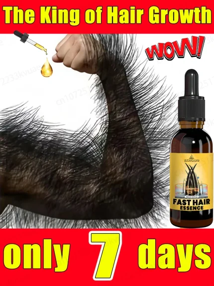 Cosméticos e outros produtos de beleza Tônico para Crescimento de Barba e Cabelo – Estimulante para Pelos Corporais e Preenchimento de Falhas | Loja dos Cabelos