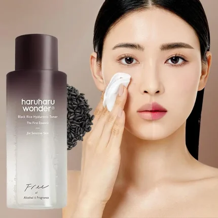 Cosméticos e outros produtos de beleza Haruharu Tônico Facial de Arroz Preto com Ácido Hialurônico Hidratante e Refrescante | Loja dos Cabelos