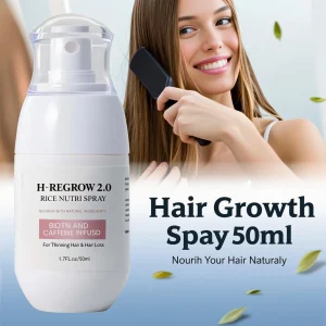 Cosméticos e outros produtos de beleza Spray Capilar de Gengibre com Cafeína e Biotina 50ml – Tratamento Antiqueda para Crescimento e Fortalecimento dos Cabelos | Loja dos Cabelos