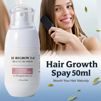 Cosméticos e outros produtos de beleza Spray Capilar de Gengibre com Cafeína e Biotina 50ml – Tratamento Antiqueda para Crescimento e Fortalecimento dos Cabelos | Loja dos Cabelos