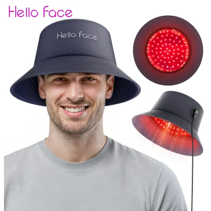 Cosméticos e outros produtos de beleza Chapéu Terapêutico com Luz Vermelha 660 nm e Infravermelha 850 nm para Crescimento Capilar – 336 LEDs, Tratamento Antiqueda e Estimulação do Couro Cabeludo | Loja dos Cabelos