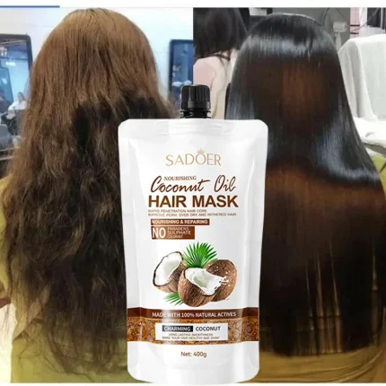 Cosméticos e outros produtos de beleza Máscara Capilar Reparadora Natural – Hidratação Profunda, Reparação de Danos, Controle do Frizz e Pontas Duplas | Loja dos Cabelos