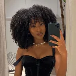 Extensões de cabelo Natural Cabelo Humano Afro Kinky Cacheado Tecido Brasileiro Natural e Volumoso para Mega Hair | Loja dos Cabelos