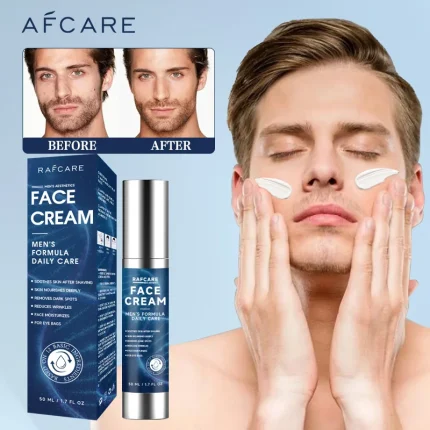 Cosméticos e outros produtos de beleza Creme Facial Masculino com Colágeno, Ácido Hialurônico e Retinol Hidratante Antienvelhecimento Diário | Loja dos Cabelos