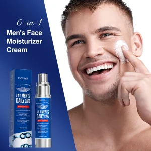 Cosméticos e outros produtos de beleza Creme Facial Masculino 6 em 1 com Colágeno – Anti-Idade, Hidratante, Clareador e Firmador para Cuidados com a Pele | Loja dos Cabelos