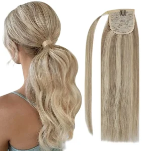 Rabo de Cavalo Extensão de Rabo de Cavalo Vesunny Cabelo Humano 100% Natural 14 a 22 Polegadas 80g por Conjunto para Mulheres | Loja dos Cabelos