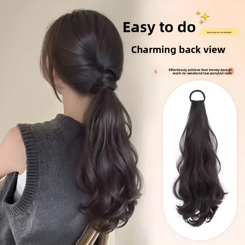 Comprar Rabo de Cavalo Rabo de Cavalo Sintético Longo Ondulado Resistente ao Calor com Elástico de Alta Elasticidade para Uso Diário na Loja dos Cabelos – Entrega Rápida! Rabo de Cavalo Rabo de Cavalo Sintético Longo Ondulado Resistente ao Calor com Elástico de Alta Elasticidade para Uso Diário | Loja dos Cabelos