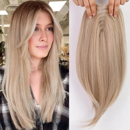 Perucas Topper de Cabelo Humano 100% com Presilhas Firmes Antideslizantes – Disponível em Várias Cores | Loja dos Cabelos