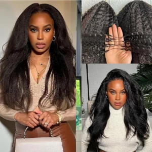 Extensões de cabelo Natural Extensões de Cabelo Humano Brasileiro Kinky Liso para Crochê, Tranças Sem Nó com Nó Invisível, Fios Pré-Separados e Efeito Pluma | Loja dos Cabelos