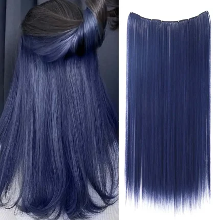Extensões de cabelo Sintético Extensão de Cabelo Colorido 22” com Clipe – Fibra Sintética Resistente ao Calor, Longa e Fácil de Aplicar para Uso Diário e Festivais  Transmissão interrompida. Aguardando a mensagem completa… | Loja dos Cabelos