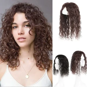 Perucas Prótese Capilar de Renda Suíça 100% Cabelo Humano Ondulado Cor #8 Feita à Mão | Loja dos Cabelos