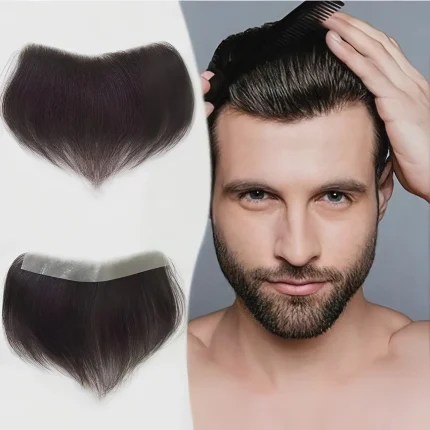 Perucas Prótese Capilar Masculina Frontal em Cabelo Humano com Linha Frontal Natural e Base PU de Alta Densidade | Loja dos Cabelos