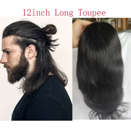 Prótese Capilar Masculina 100% Cabelo Humano Virgem 12 Pol – Sintra