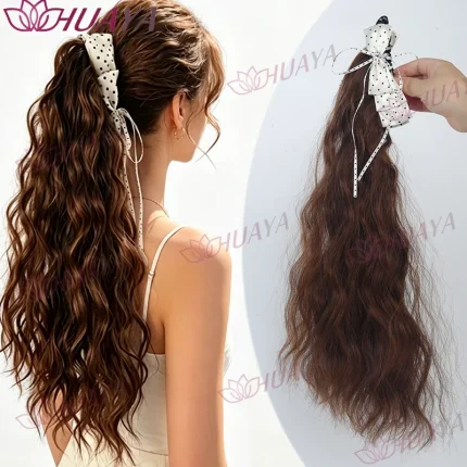 Aplique de Cabelo Sintético Cacheado Ondulado com Presilha – Funchal