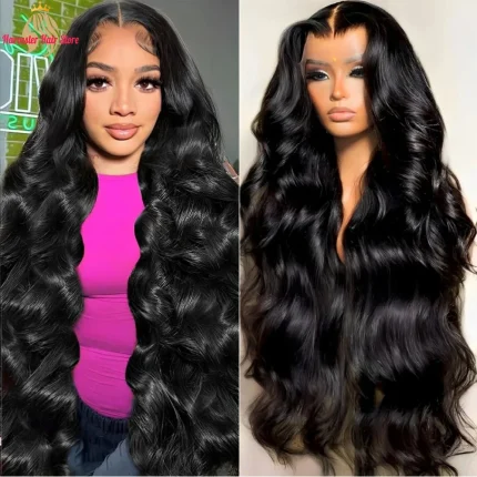 Peruca Lace Frontal 13x4 13x6 Cabelo Humano Ondulado 30-40" – Oeiras