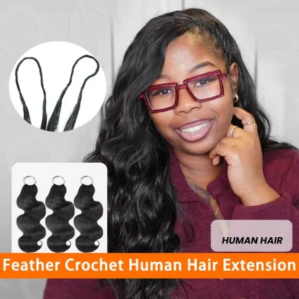 Extensão de Cabelo Humano para Crochê Ondulado Estilo Boho – Viana do Castelo