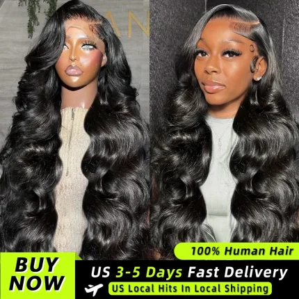 Peruca Cabelo Humano Ondulado 250% Densidade Renda HD 13x6 – Torres Vedras