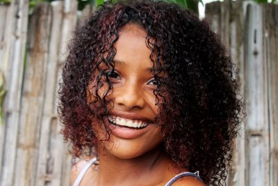 cabelo encaracolados