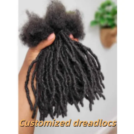 Dreadlocks Sisterlocks de Cabelo Humano Remy 24 Pol. – Évora
