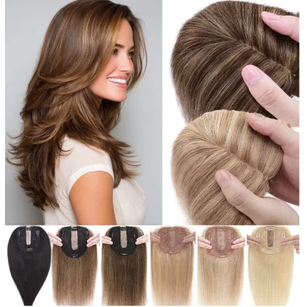 Peruca Feminina 100% Cabelo Humano com Presilhas – Caldas da Rainha