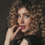 mega hair cacheado fita adesiva