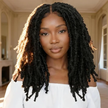 Peruca Cabelo Bob 300% com Tranças Crochê Borboleta – Chaves
