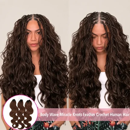 Extensão de Cabelo Humano Afro Ondulado 30 Pol. Castanho 12A – Cascais