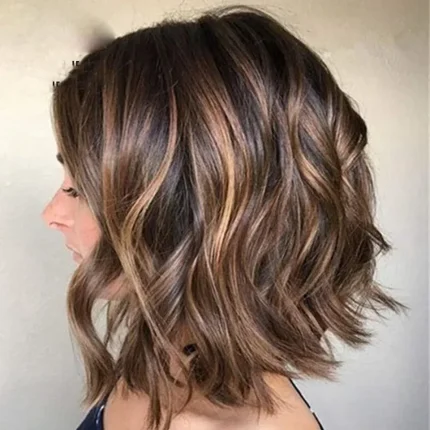 Peruca Longa Ombre Castanha 5x5 HD de Cabelo Humano 28" – Matosinhos