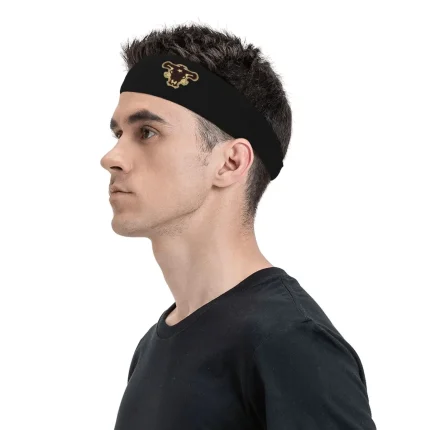 Bandana Esportiva Trevo Asta Anime Japonês Faixa de Cabelo – Portalegre